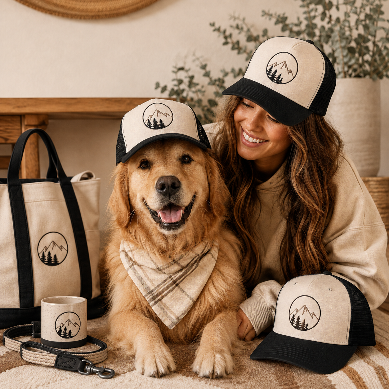 Matching sets for pets and pet parents